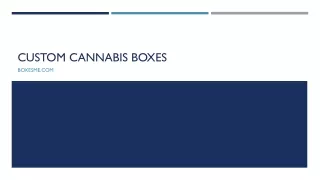 custom cannabis boxes