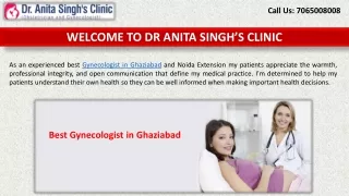 Dr Anita Singh Best Gynaecologist in Ghaziabad Noida Extension