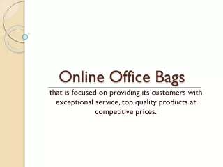 Online Office Bags