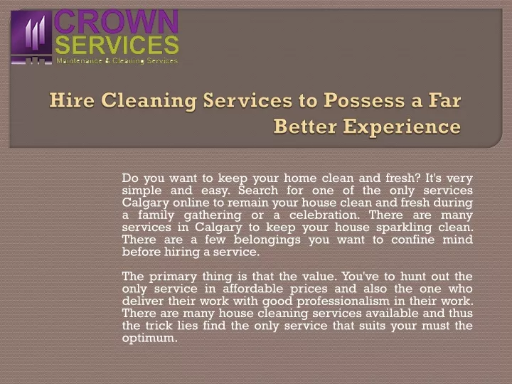 do you want to keep your home clean and fresh