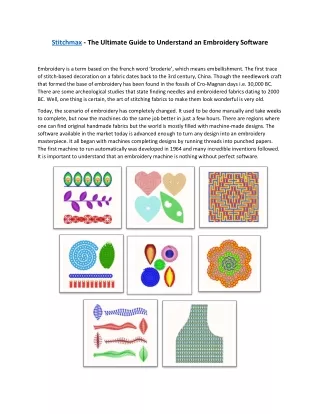 stitchmax the ultimate guide to understand