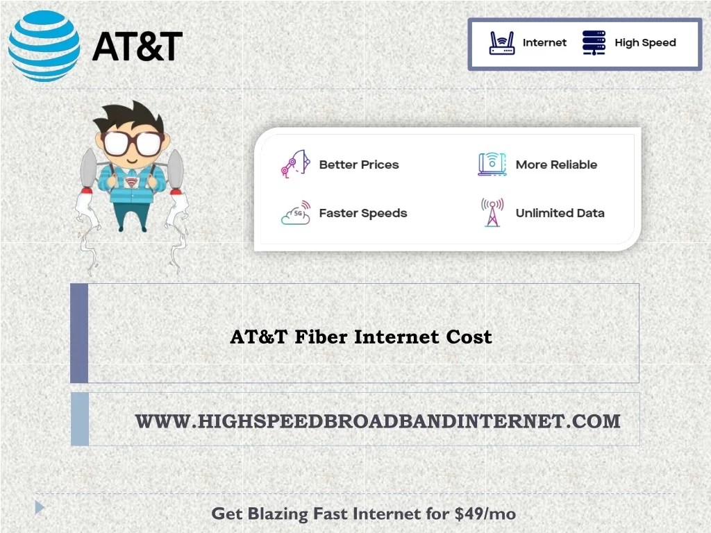 PPT - ATT Fiber Internet Cost PowerPoint Presentation, free download ...