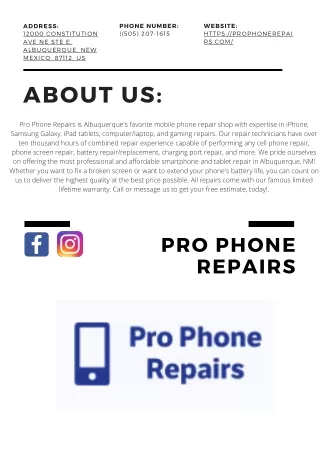 Pro Phone Repairs