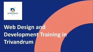 Web Design and Development Training in Trivandrum