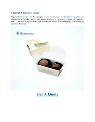 custom cupcake boxes
