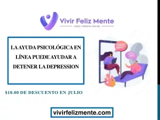 La ayuda psicológica en línea puede ayudar a detener la depression
