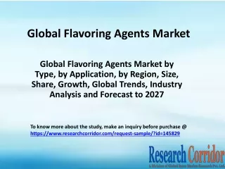 global flavoring agents market