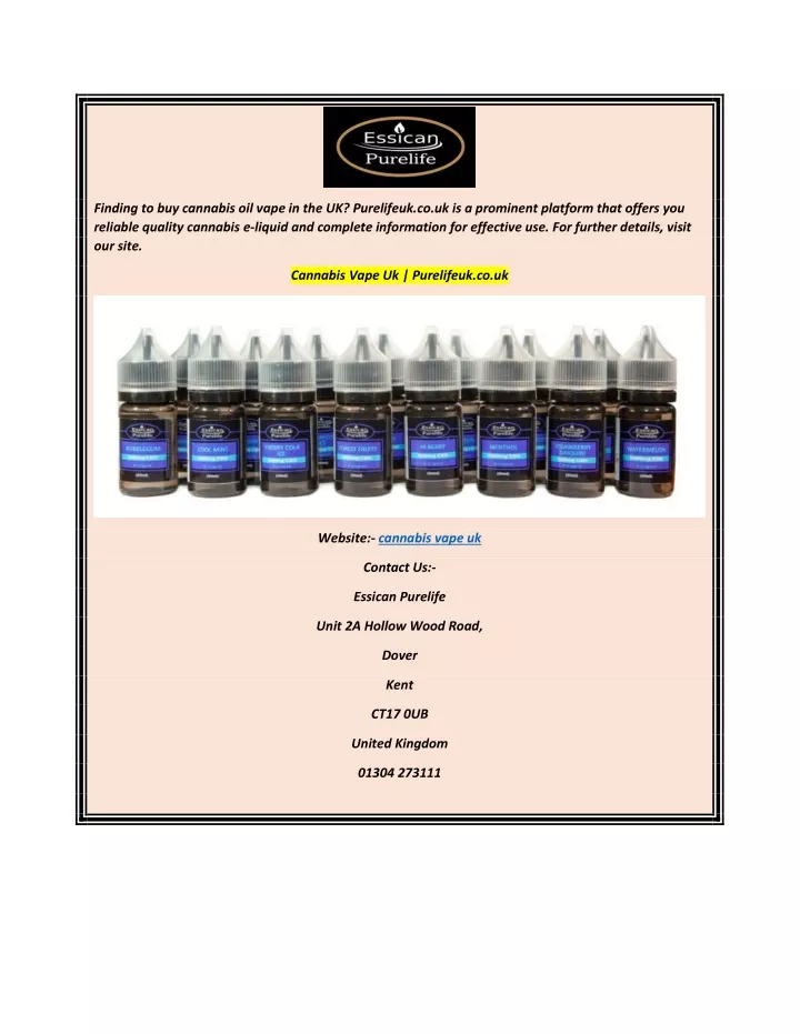 finding to buy cannabis oil vape