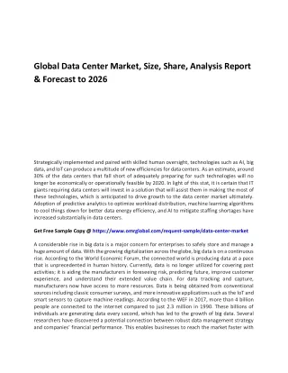 Global Data Center Market