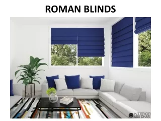 roman blinds