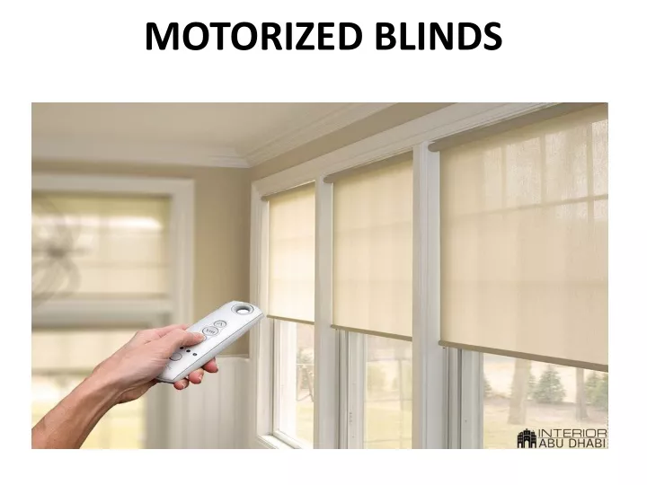 motorized blinds