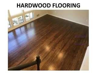 hardwood flooring