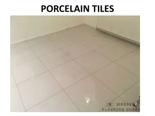 porcelain tiles