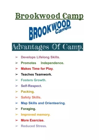 Article 12 JULY- Brookwood Camp