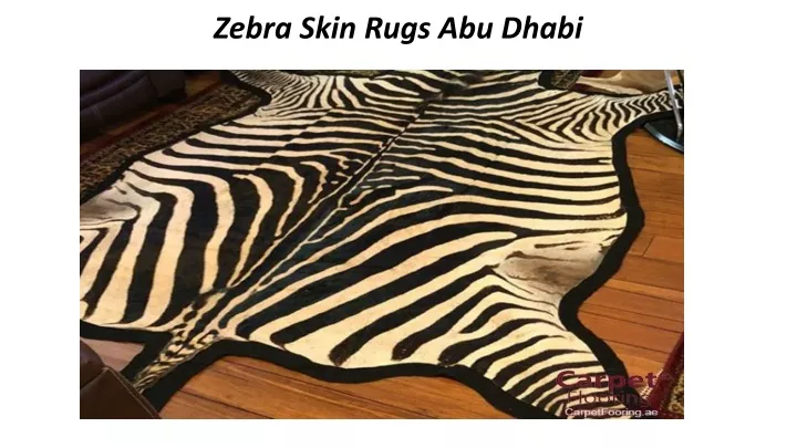 zebra skin rugs abu dhabi