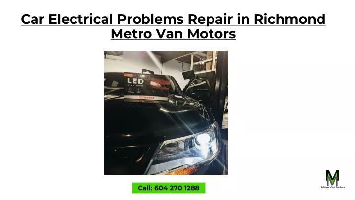 car electrical problems repair in richmond metro