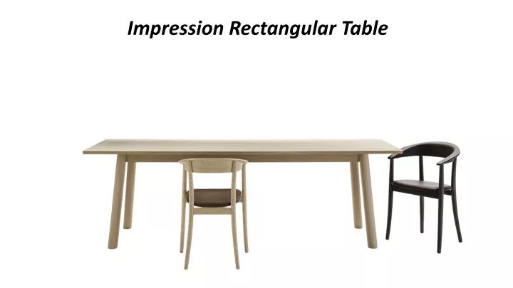 impression rectangular table