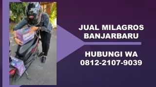 PALING AMAN! WA 0812-2107-9039, Info Tentang Air Milagros Banjarbaru