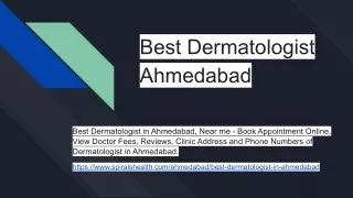 Best Dermatologist Ahmedabad