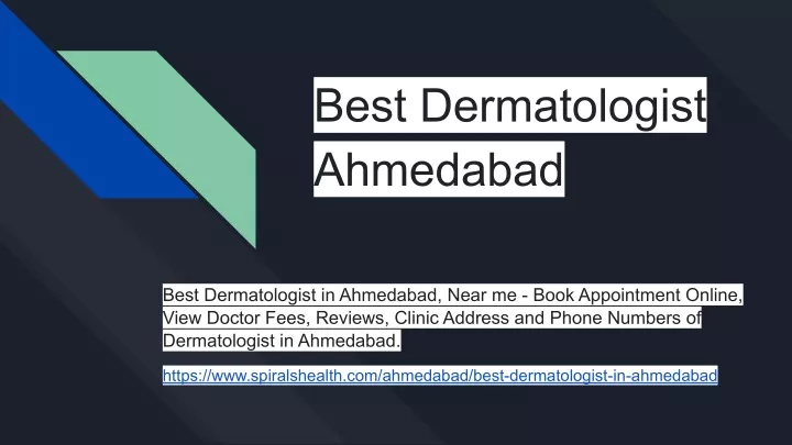 best dermatologist ahmedabad