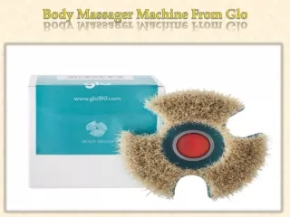 Body Massager Machine From Glo