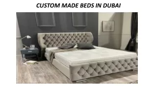 custom made beds in dubai