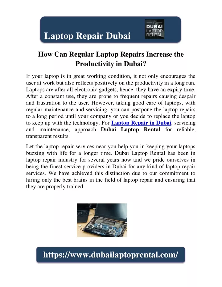 laptop repair dubai