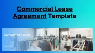 Commercial Lease Agreement Template | Precedents Online