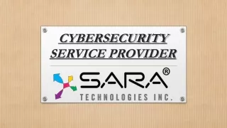 cybersecurity service provider