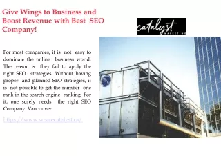 Business with Best SEO Company Vancouver!