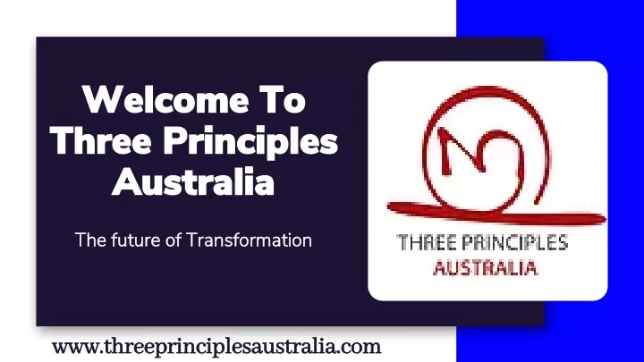 welcome to three principles australia