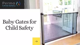 Baby Gates for Child Safety