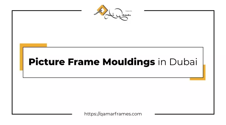 picture frame mouldings in dubai