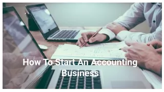 How To Start An Accounting Business