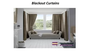 blackout curtains