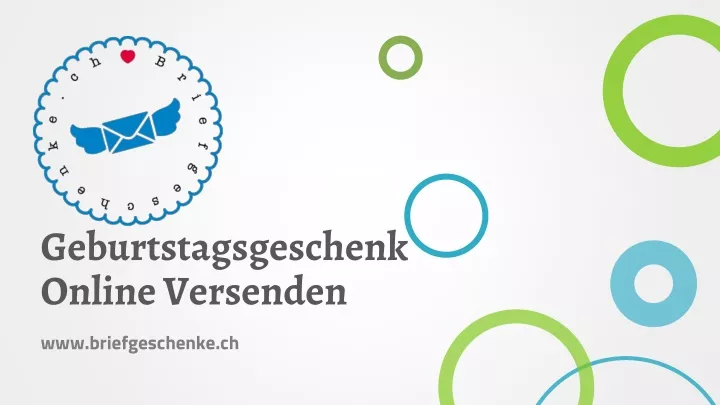 geburtstagsgeschenk online versenden