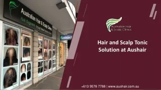 hair and scalp tonic solution at aushair