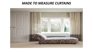 made to measure curtains