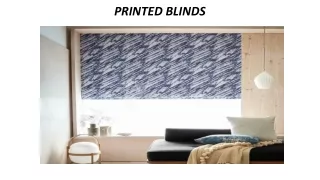 printed blinds