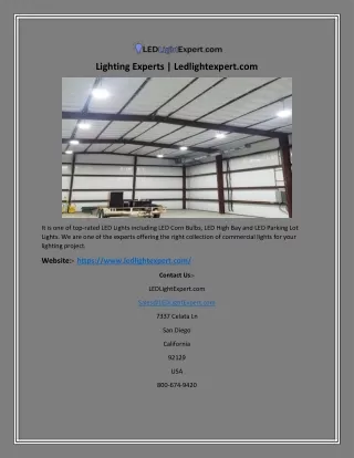 lighting experts ledlightexpert com