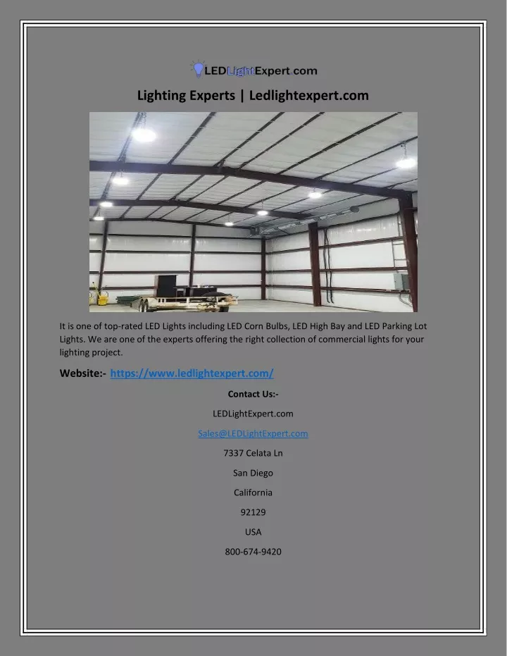 lighting experts ledlightexpert com