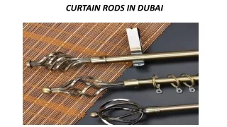 curtain rods in dubai