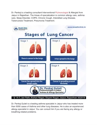 4 stages of lung cancer