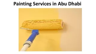 painting services in abu dhabi