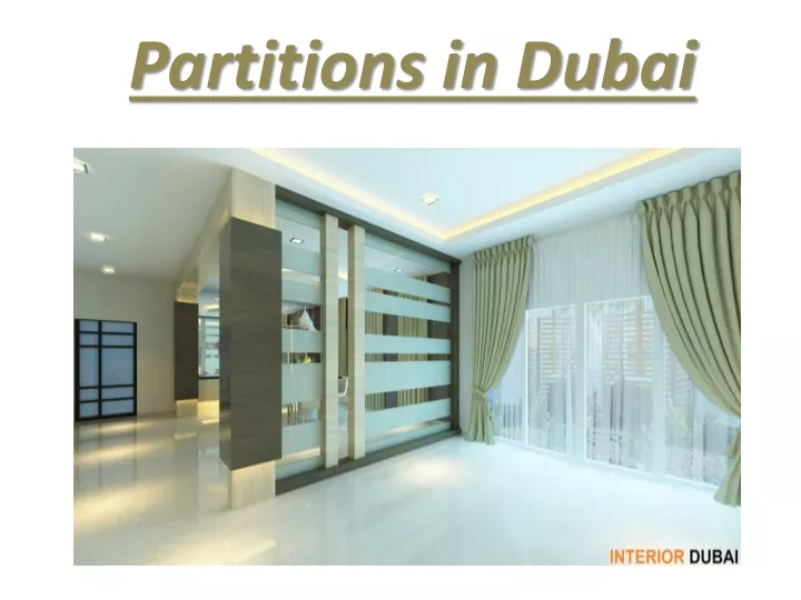 partitions in dubai