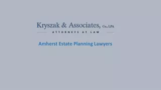 Amherst Estate Planning Lawyers