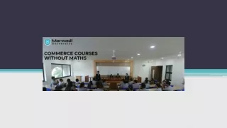 Courses after 12th Commerce without Maths
