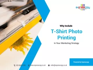 Why Include T-Shirt Photo Printing In Your Marketing Strategy