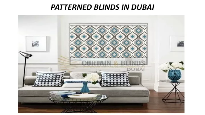 patterned blinds in dubai