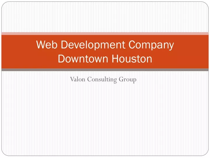 web development company downtown houston